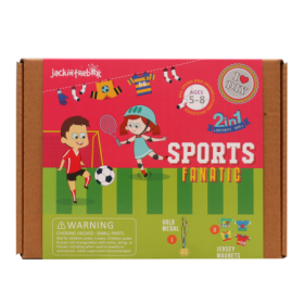 Set educational Kit de creatie 2-in-1 iubitori de sporturi